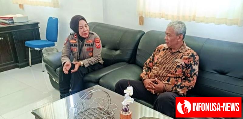 Pererat Silaturahmi, Panit Binmas Polsek Rengasdengklok Sambangi Tokoh Masyarakat Kecamatan Jayakerta