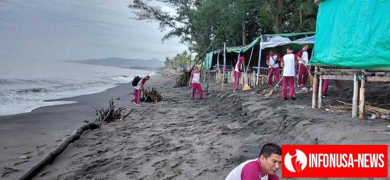 Ditpolairud Polda NTB Laksanakan Kegiatan Bersih-Bersih Pantai Gading Sekarbela