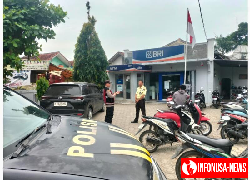 Polsek Pangkalan Kontrol Keamanan di Obvit Perbankan, melalui Patroli Wilayah