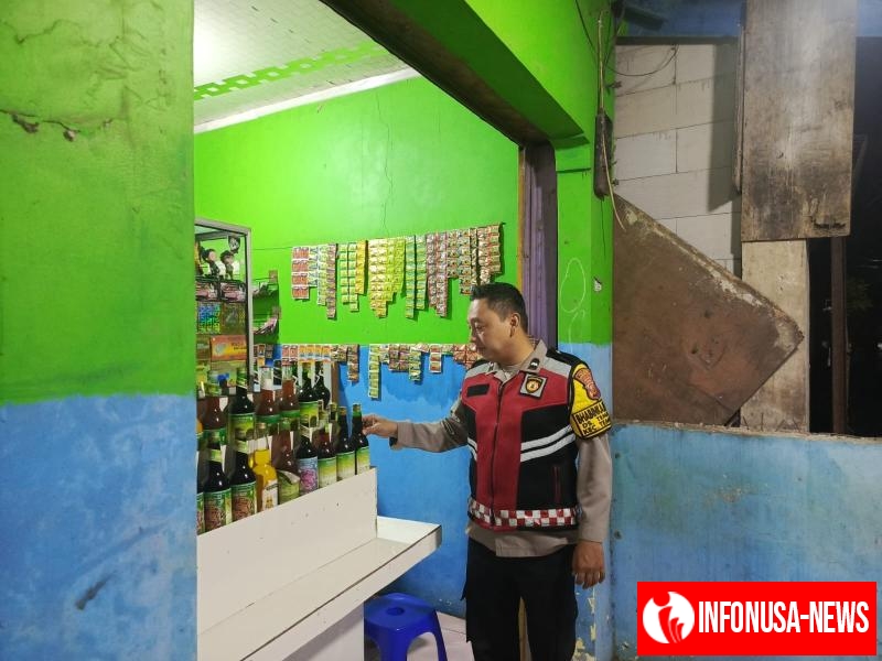 Guna antisifasi gukamtibmas, Rutin menghimbau toko jamu untuk tidak menjual miras di wilayah hukum polsek tempuran res karawang.