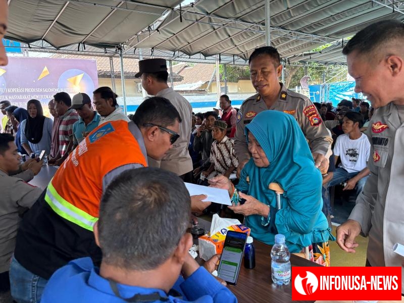 Polda NTB Lakukan Pendampingan Lanjutan Pembagian SHU Koperasi Salonong Bukit Lestari