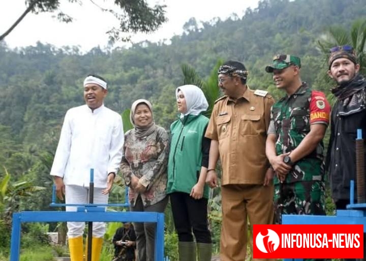 Gubernur Jawa Barat H. Dedi Mulyadi Resmikan Renopasi PLTMH, Ajak Masyarakat Manfaatkan Listrik Untuk Hal Produktif