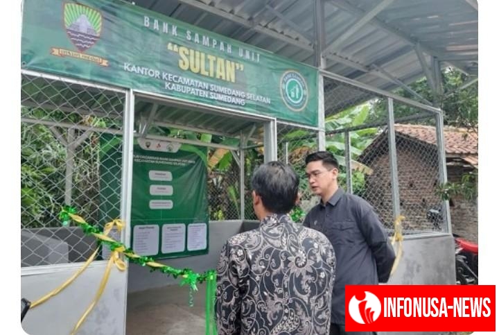 Pemkab Sumedang Terus Perkuat Komitmen dalam Mewujudkan Lingkungan Bersih dan Berkelanjutan, dengan Meresmikan Bank Sampah Sultan