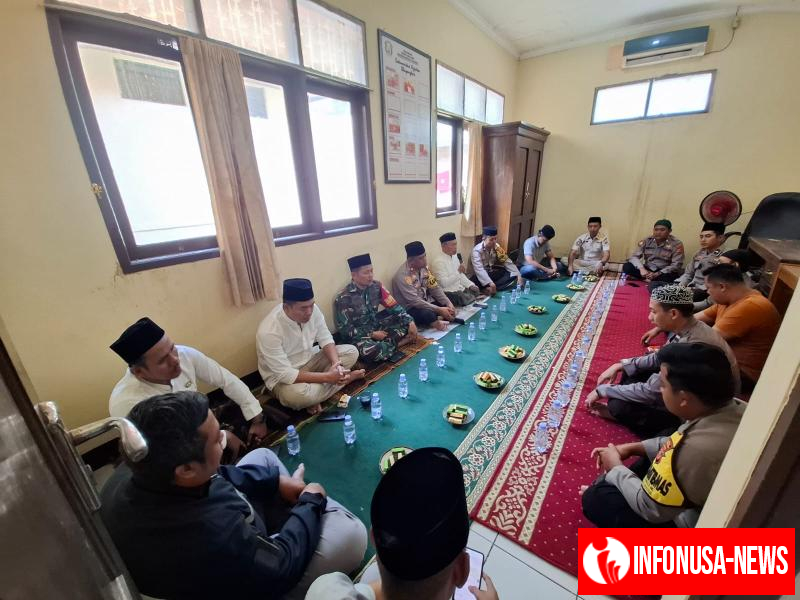 Kapolsek dan Jajaran Gelar Doa Bersama Almarhum Affan Pengemudi Ojek Online di Mako Polsek Tegalwaru