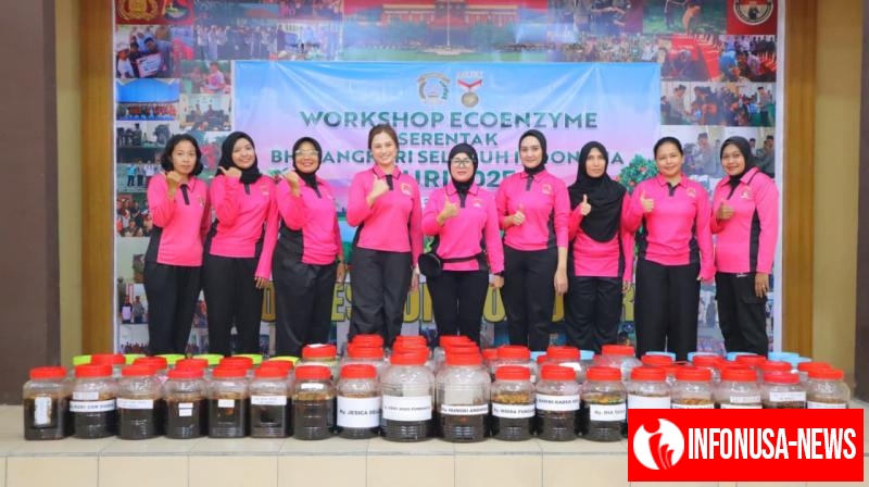 Bhayangkari Pecahkan Rekor MURI Lewat Workshop Eco Enzym Nasional: Gerakan Lingkungan dari Rumah untuk Indonesia