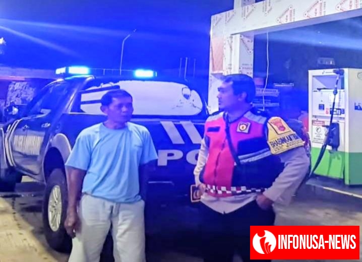 Aipda Abdul Rahman Kembali Kunjungi SPBU, Prekat Polsek Banyusari Berikan Rasa Aman