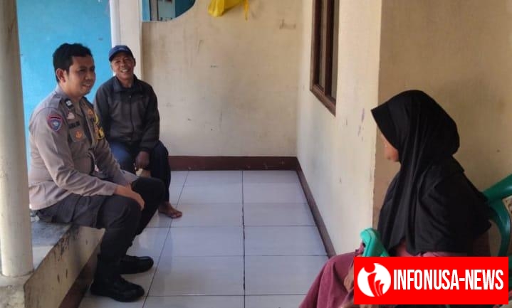Bhabinkamtibmas Polsek Klari Silaturahmi Kamtibmas ke Rumah Warga, Ingatkan Orang Tua Terkait Pergaulan Anak