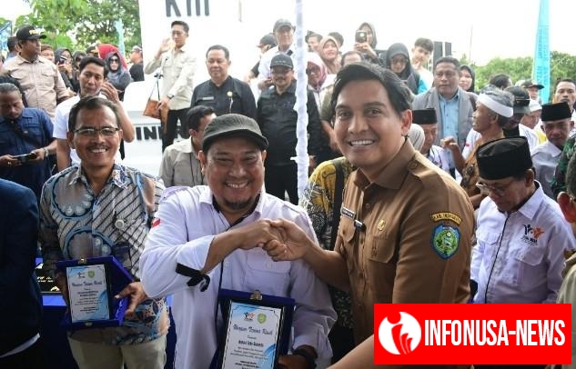Bupati Indramayu Lucky Hakim Resmikan Tugu Nol Kilometer Indramayu Barat