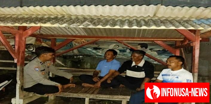 Polsek Rengasdengklok Ajak Petugas Ronda, Bersama - Sama Jaga Kamtibmas