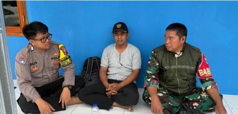Sinergitas Babinsa TNI Bersama Bhabinkamtibmas POLRI, Sambangi Warga Desa Binaan