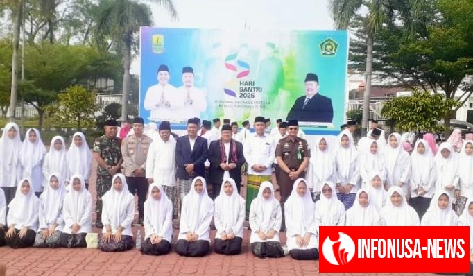 Peringatan Hari Santri Nasional 2025, Pemkab Karawang Berikan BOPF Senilai Rp15 Miliar