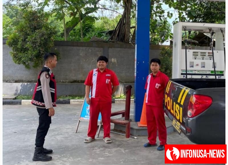 Polsek Pangkalan Jaga Keamanan Obvit Pertamina agar Tetap Aman dan Kondusif