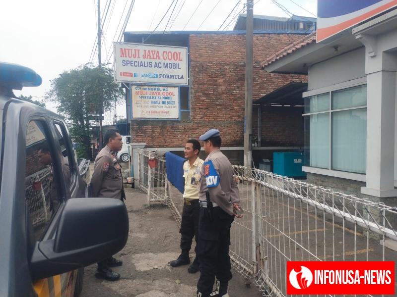 Akhir Pekan Polsek Kotabaru Tingkatkan Patroli di Lingkungan Perbankan