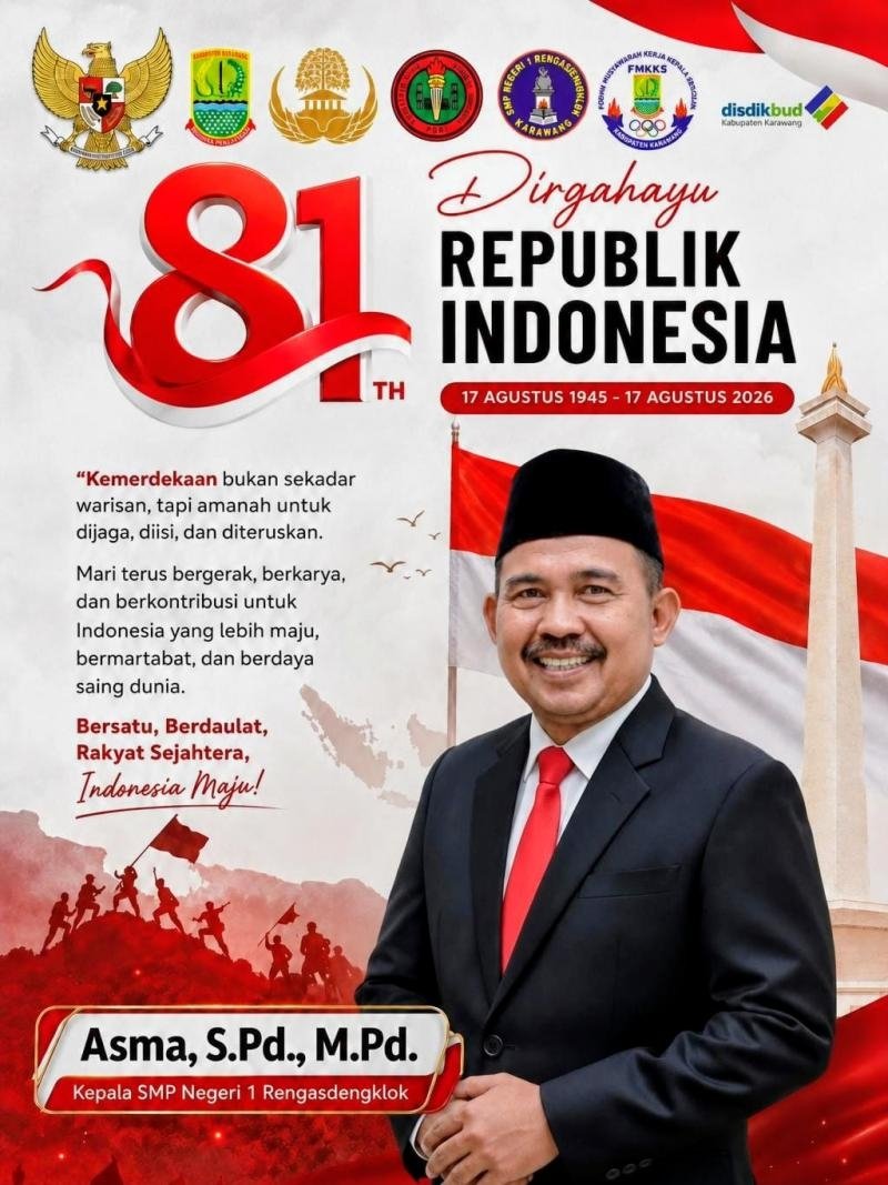 Ketua FMKKS SMP Karawang: Kemerdekaan Harus Menjadi Semangat Membangun Pendidikan Berkualitas dan Berkarakter