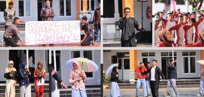 Senam Pagi dan Kompetensi Day, SMK Tri Mitra Dorong Siswa Bugar, Percaya Diri, dan Kreatif