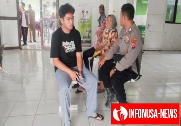 Upaya Anggota Prekat Polsek Banyusari Bripka Satim Sosialisasikan Bahaya TPPO