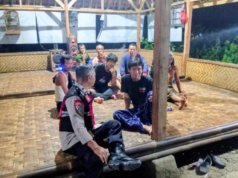 Ajak Peran Warga Bersama Jaga Kamtibmas Jadi Pesan Bhabinkamtibmas Polsek Tegalwaru