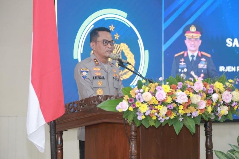 Polda NTB Gelar Laporan Kesatuan dan Penandatanganan Memori Sertijab Kapolda