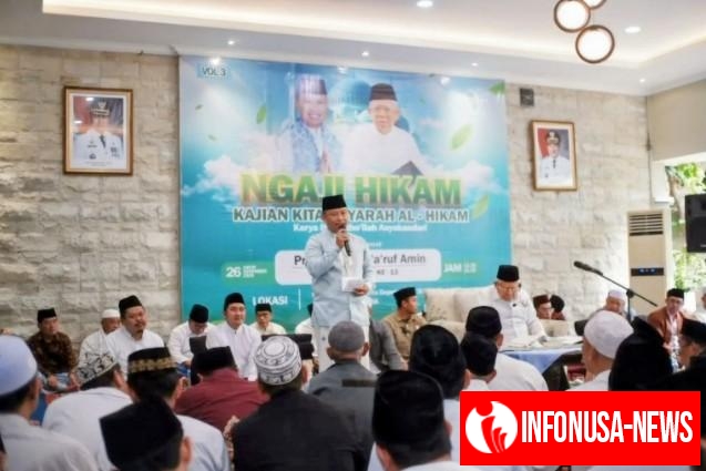Wali Kota Depok, Supian Suri Berikan Sambutan di Kegiatan Ngaji Hikam Bersama Guru Besar dan Guru Bangsa, KH Ma’ruf Amin, Supian Suri Harap Berkah Bagi Kota