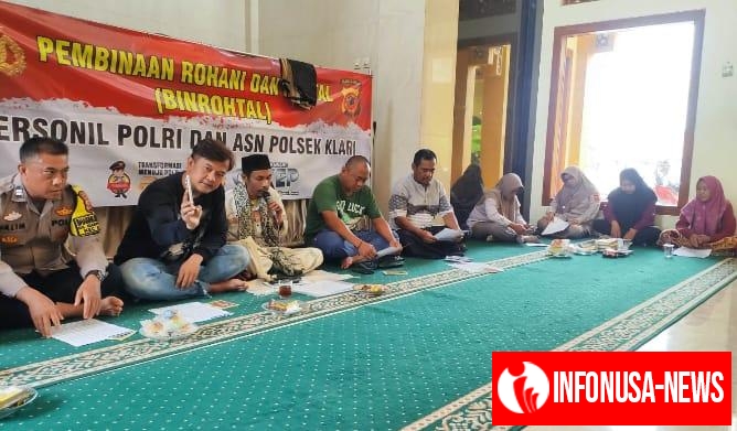 Polsek Klari Polres Karawang Rutin Menggelar Kegiatan Binrohtal