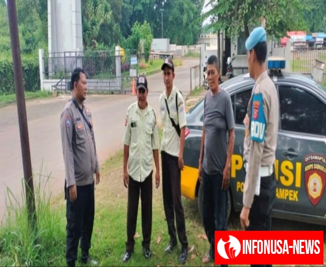 Patroli Pagi Polsek Cikampek Cegah C3 Pesan Kantibmas Security Kawasan Mandala Pratama