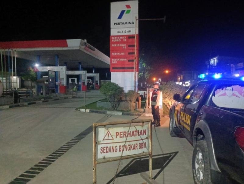 Polsek Pangkalan Tingkatkan Patroli Perintis Wilayah Hukum, Jaga Situasi Keamanan di Obvit Pertamina