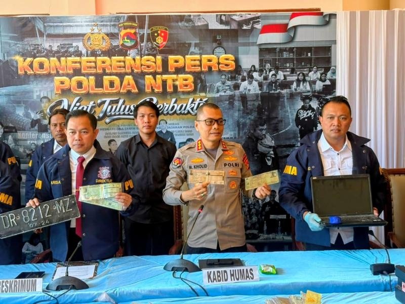 Jaringan STNK Palsu Mataram Terbongkar, Polda NTB Imbau Warga Cek Keaslian Dokumen Kendaraan
