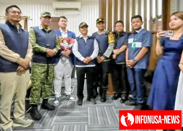 Wali Kota Depok Supian Suri Bersama Forkopimda Kota Depok Kunjungi Misa Malam Natal di GBI Kamboja Depok