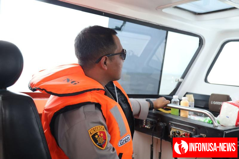 AKBP Fiki N. Ardiansyah Pimpin Patroli Laut, Pastikan Situasi Perairan Karawang Kondusif