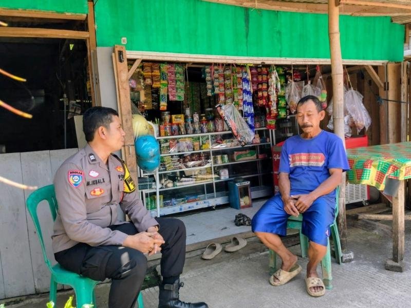 Bhabinkamtibmas Desa Walahar, Kembali Ingatkan Warga Waspada TPPO