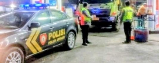 Polsek Jatisari Melaksanakan Patroli KRYD dinihari,, Sasaran SPBU Jatisari