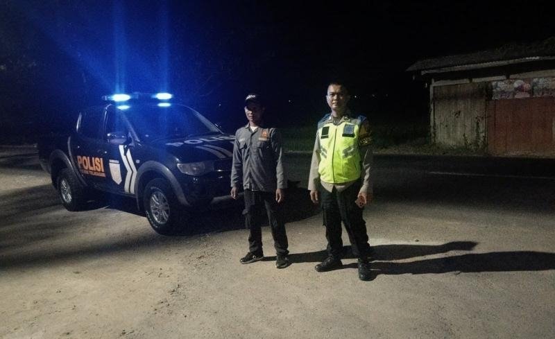 Polsek Telagasari Laksanakan Patroli KRYD, Antisipasi Gangguan Kamtibmas