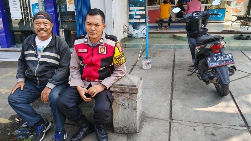 Bhabinkamtibmas Polsek Telagasari Sambangi Warga Binaan dan Sampaikan Himbauan TPPO