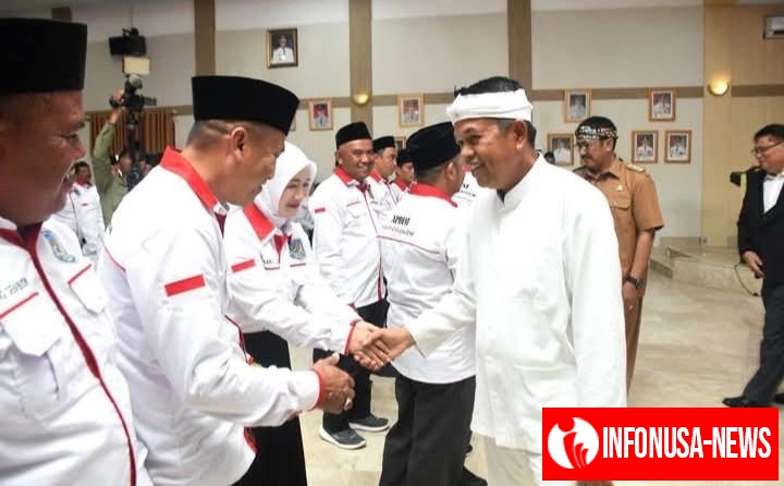 Pengurus DPC APDESI Merah Putih Kabupaten Sukabumi Dilantik Periode 2025-2030,  Diminta Jaga Soliditas Dukung Program Pembangunan
