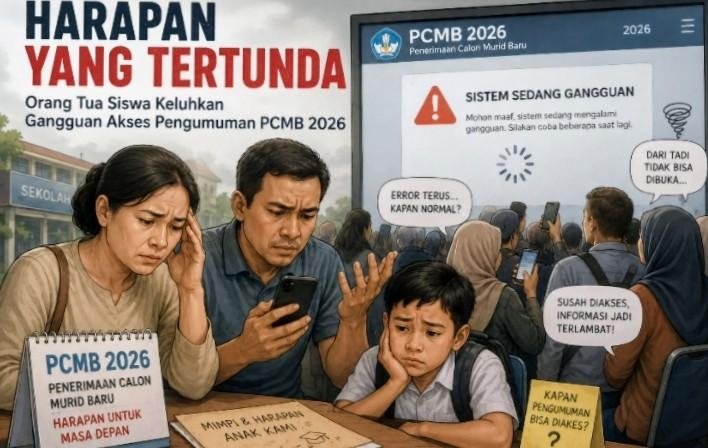 Harapan yang Tertunda, Orang Tua Siswa Keluhkan Gangguan Akses Pengumuman PCMB 2026