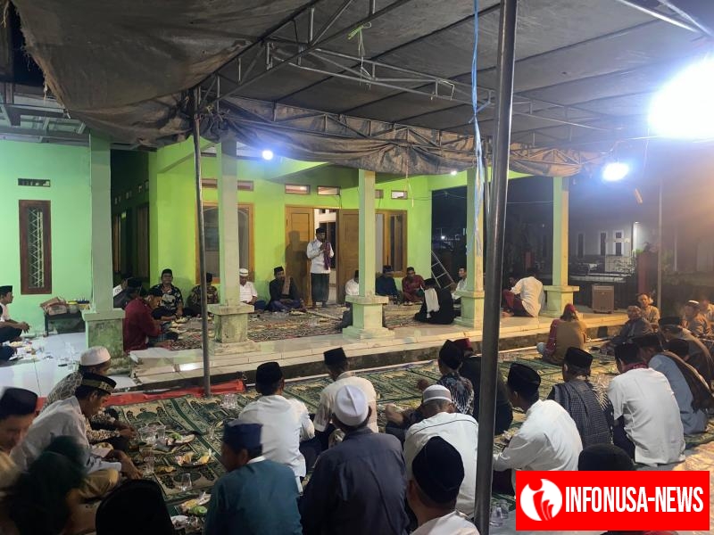 Ikuti Acara Tahlilan Anggota Bhabinkamtibmas Polsek Pakisjaya Pererat Ukhuwah Dengan Toga