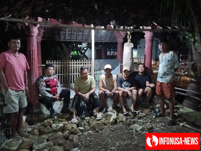 Bhabinkamtibmas Polsek Telagasari Giatkan Siskamling Bersama Warga Binaan