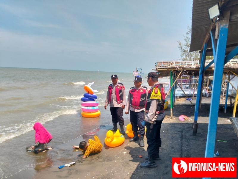 Giat Pengamanan Wisata dalam Rangka Operasi Kewilayahan Terpusat Lilin Lodaya Tahun 2025/2026 di Objek Wisata Pulau Putri Cikeong Batujaya