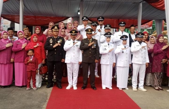 Kapolsek Klari Hadiri Upacara HUT Proklamasi Kemerdekaan RI Ke-81