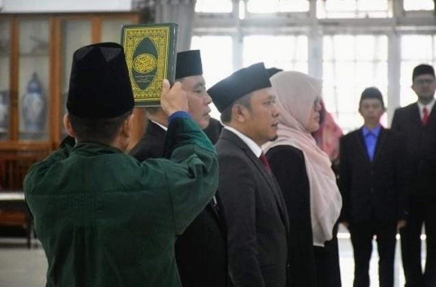 Tiga Pejabat Eselon II Dilantik, Bupati Dony Ahmad Munir Minta Kerja Cepat dan Turun ke Masyarakat 