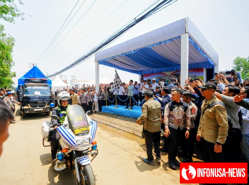 Tanam Serentak, 1.268 Ton Jagung Dilepas Polri untuk Bulog
