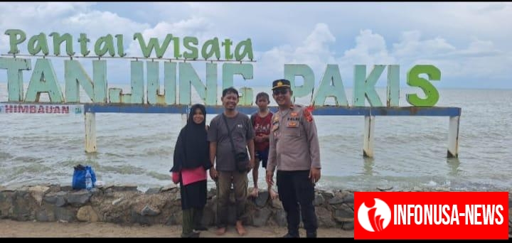 Jelang NATARU 2025, Polsek Pakisjaya Polres Karawang Siapkan Pengamanan Di Pantai Wisata Tanjung pakis