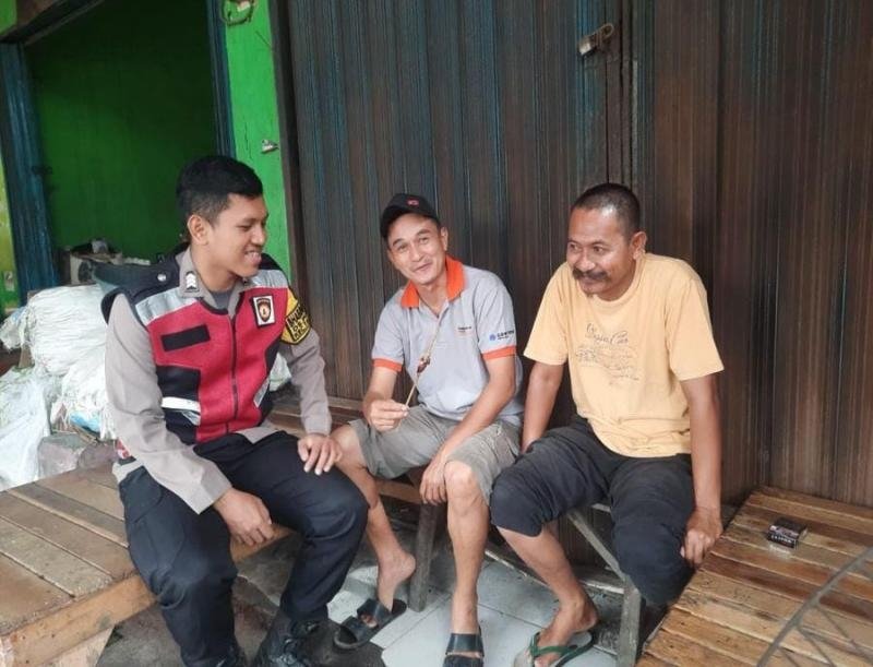 Bhabinkamtibmas Polsek Telagasari Sampaikan Himbauan Pencegahan Kenakalan Remaja