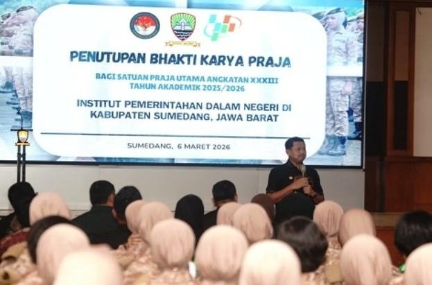 Mengabdi di Tengah Warga, 487 Praja IPDN Akhiri Bhakti Karya Praja di Sumedang