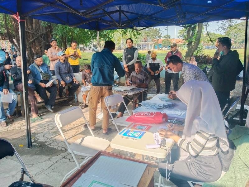 Polri untuk Masyarakat, Satlantas Polres Karawang Lakukan Layanan Humanis melalui SIM Keliling