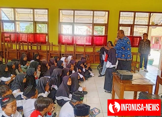 Anak SDN Babakanjati Kuningan Mulai Aktif Bermedia Sosial, Poltekesos dan Diskominfo Beri Edukasi Gadget Sehat