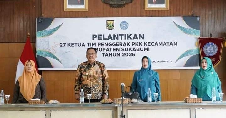 TP PKK Kecamatan Dilantik, Bupati Sukabumi Tekankan Kepekaan terhadap Persoalan Warga
