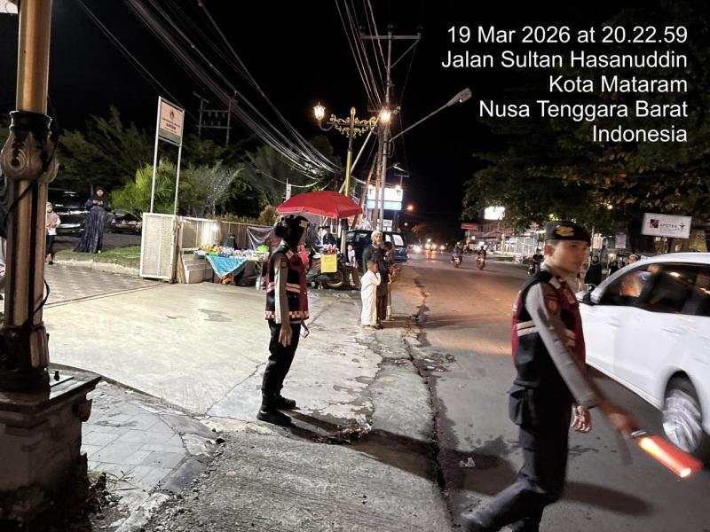 Ops Ketupat Rinjani 2026, Polda NTB Perkuat Pengamanan Ibadah di Sejumlah Masjid di Mataram