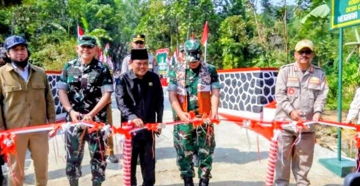 Jembatan Garuda Suci Resmi Berdiri, Harapan Baru Warga Cikembar Sukabumi Kini Jadi Nyata