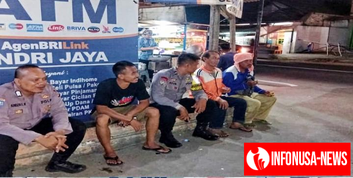 Patroli Dialogis Polsek Rengasdengklok, Sekaligus Ngawangkong Bersama Warga